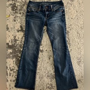 Dark Medium Wash kick Boot Super Stretch Jeans